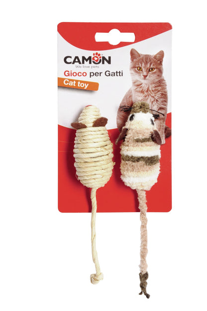 Camon Mice - Fabric & Sisal (2Pcs)