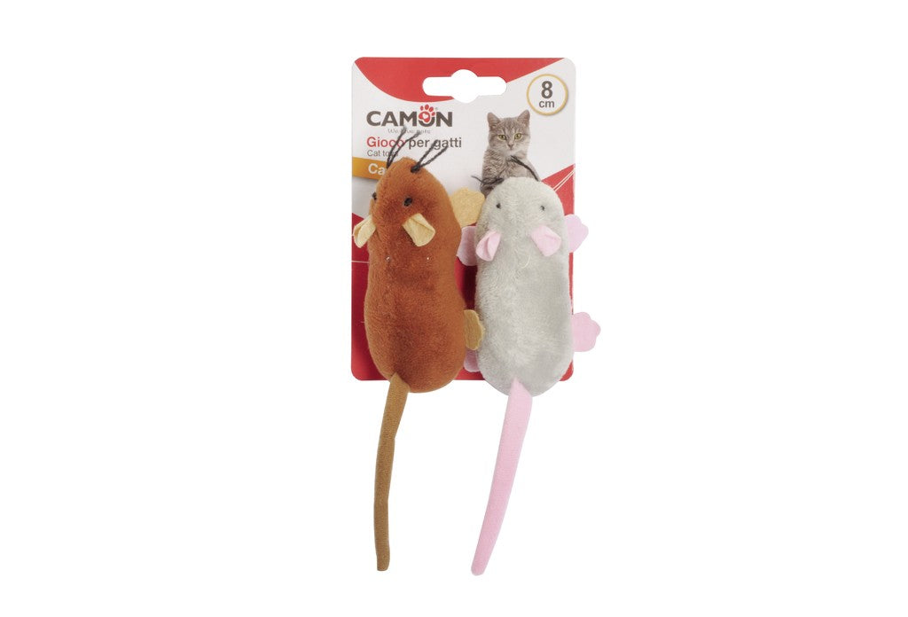 Camon Mice with Pocket For Catnip (2Pcs)