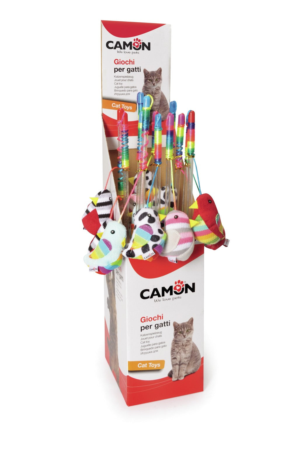 Camon “Magic Play” Cat Play Rod with Bird