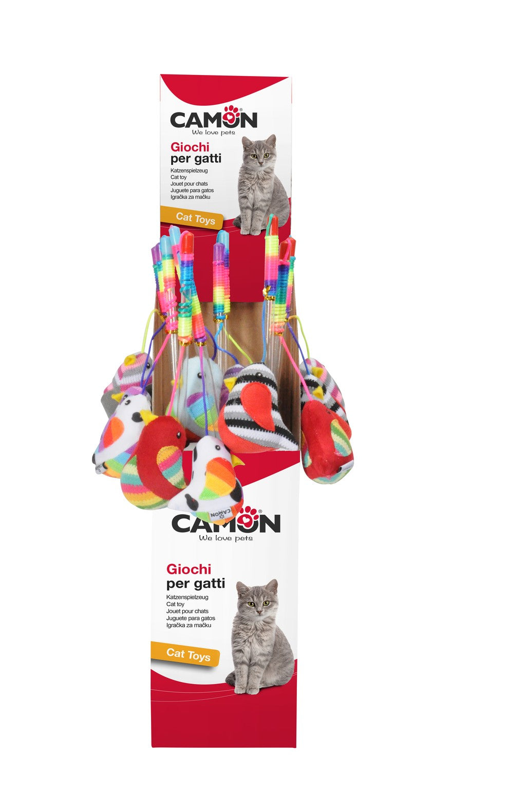 Camon “Magic Play” Cat Play Rod with Bird