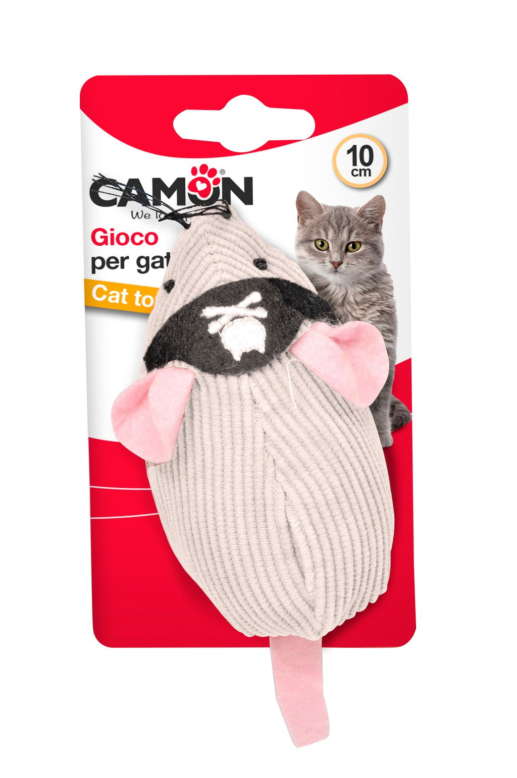 Camon Pira-Mouse Cat Toy 10cm