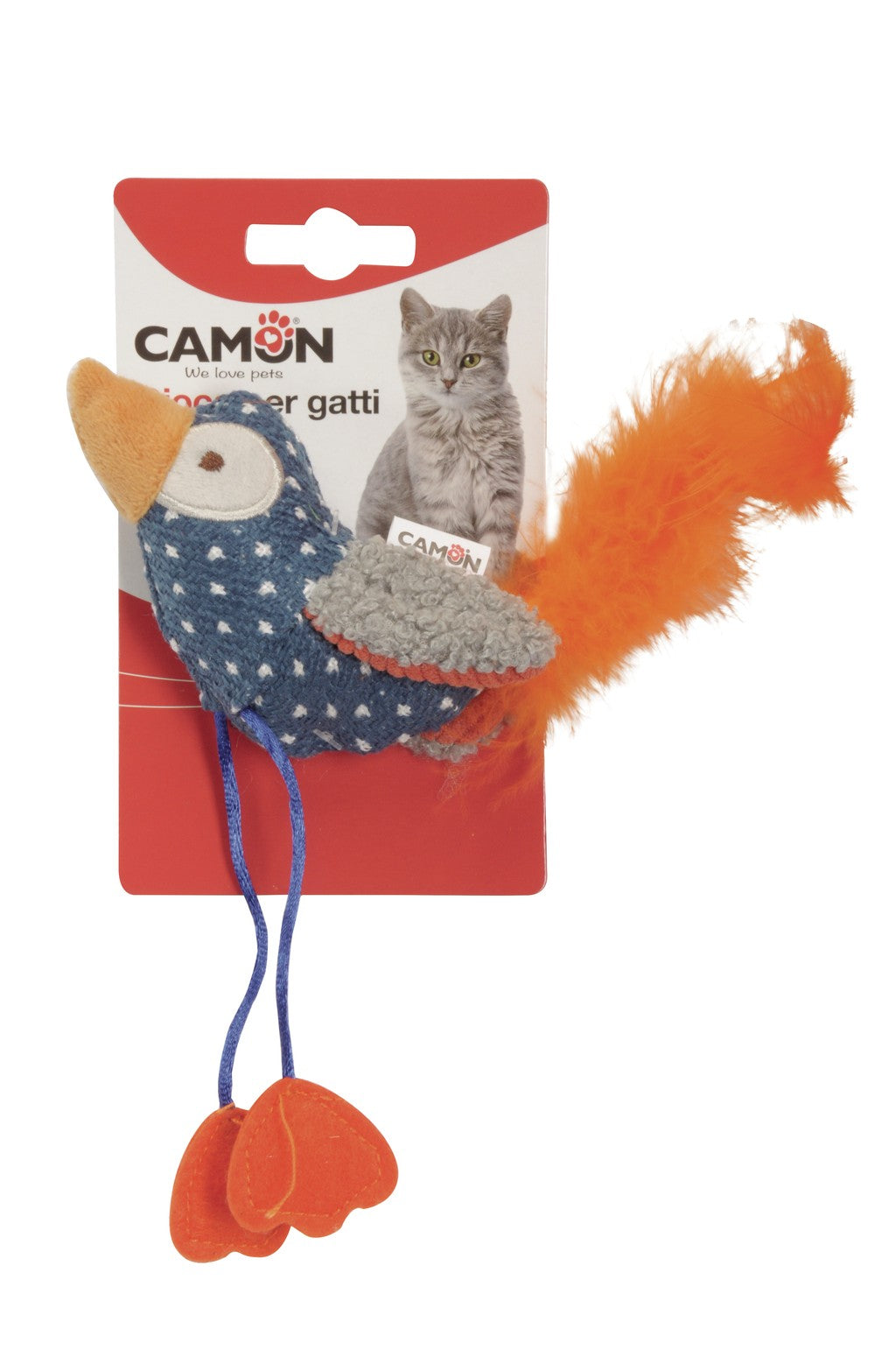 Camon Cat Toy with Catnip - Feathered Bird