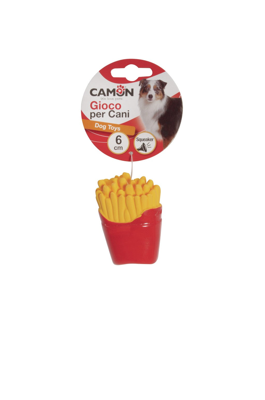 Camon Latex Burger&Chips with Squeaker