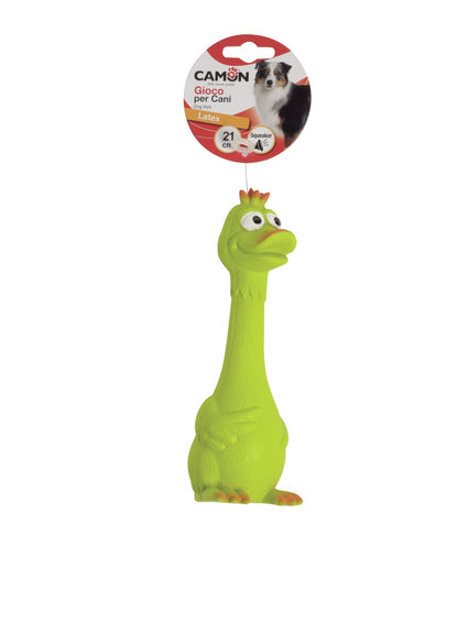 Camon Latex Toy Sitting Duck with Squeaker (21cm)