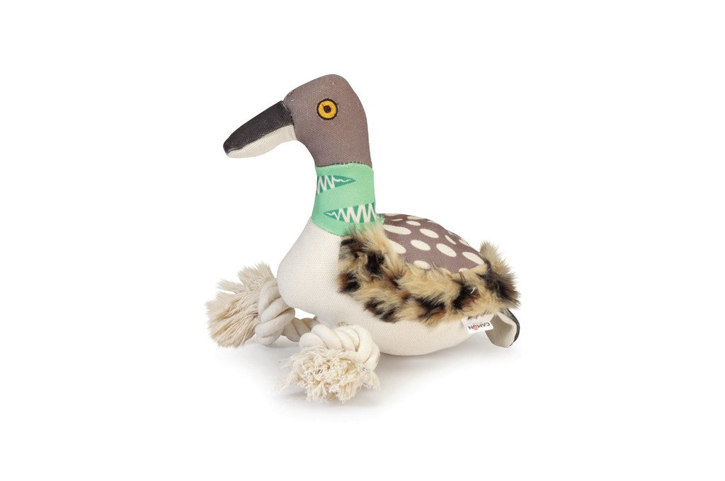Camon Plush Birds with Rope and Squeaker