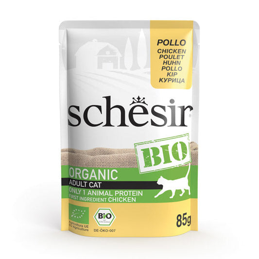 Schesir Cat Pouch Bio Chicken in Pate, 85g