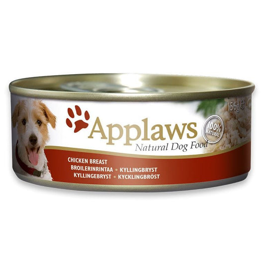 Applaws 100% Natural Dog Food, Chicken in Broth, 156 g Tin