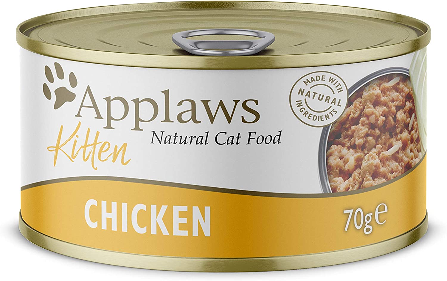 Applaws 100 Natural Wet Kitten Food Chicken Breast Cat Food Tin