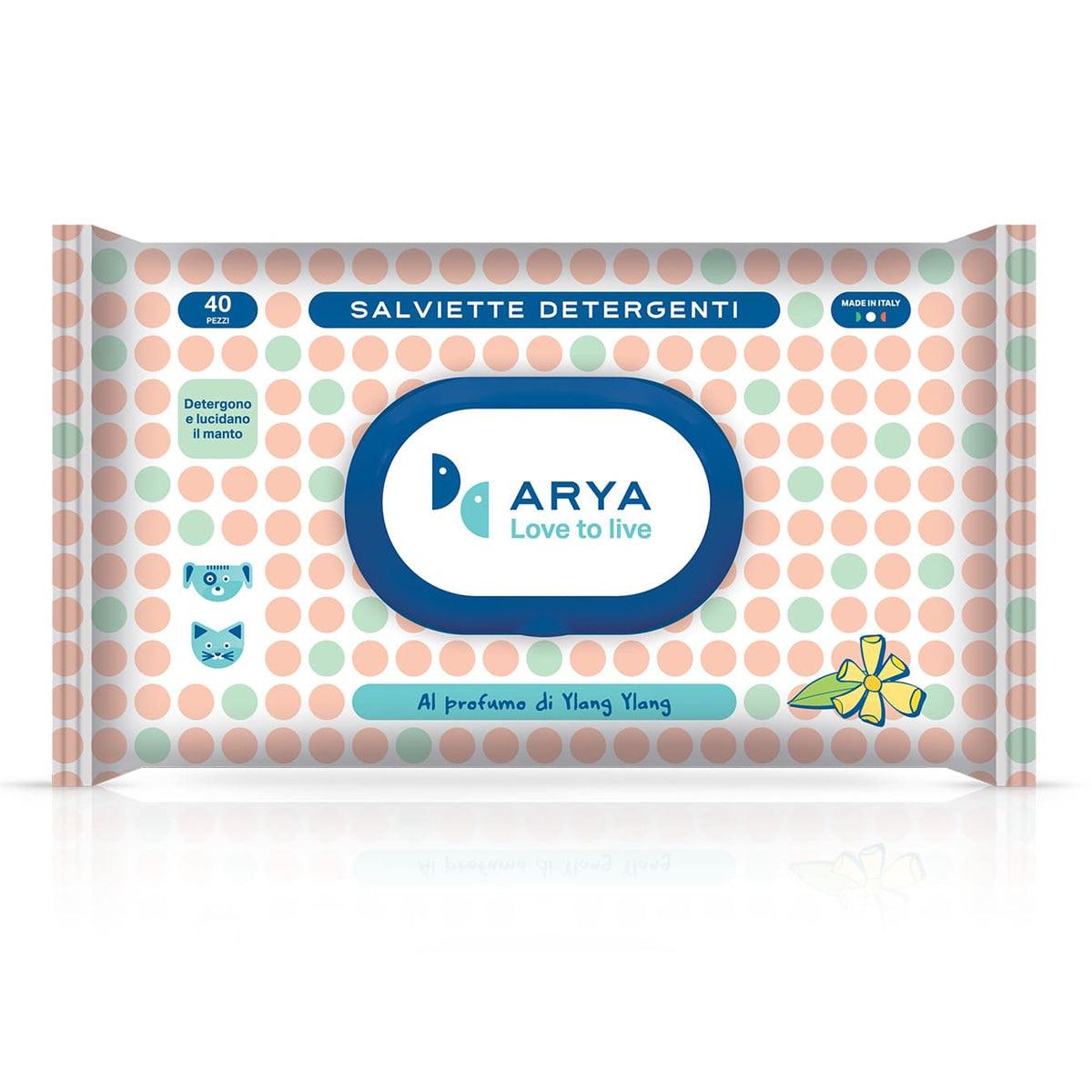 Arya Wet Wipes Ylang Ylang (Pack of 40 wipes)