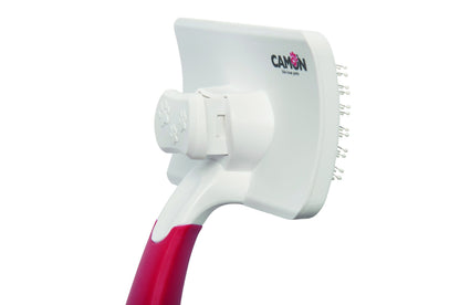 Camon Slicker Brush with Stainless Steel Plastic Coated Pins