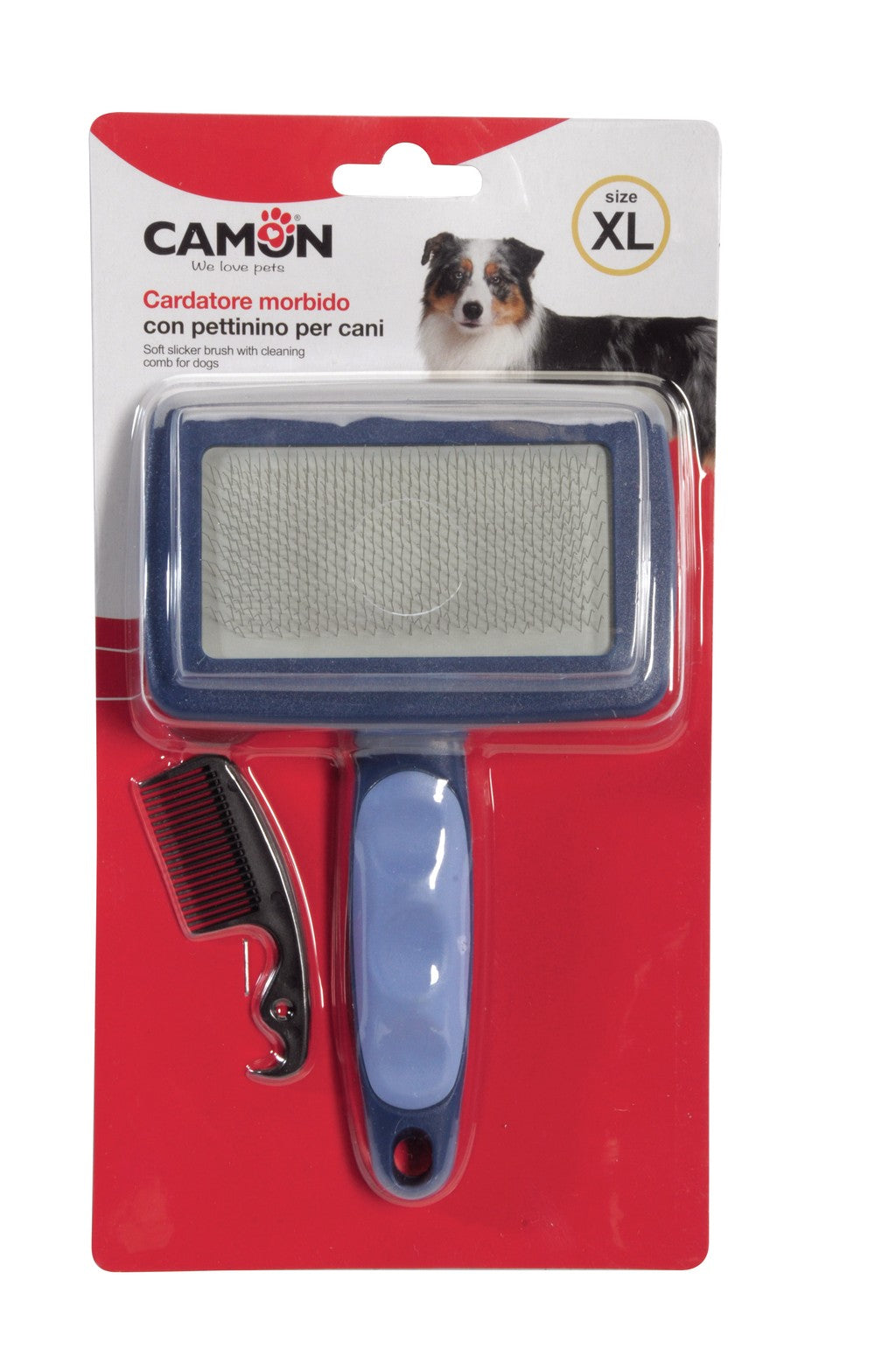 Camon Soft Slicker Brush 90x50mm 12x19cm (Xtra Large)