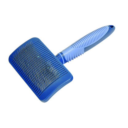 Camon Slicker Self-Cleaning Brush with Fur Grid