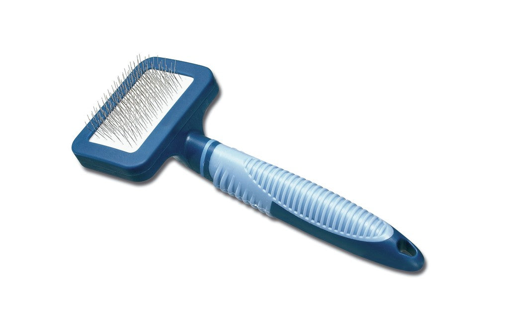 Camon Slicker Self-Cleaning Brush with Fur Grid