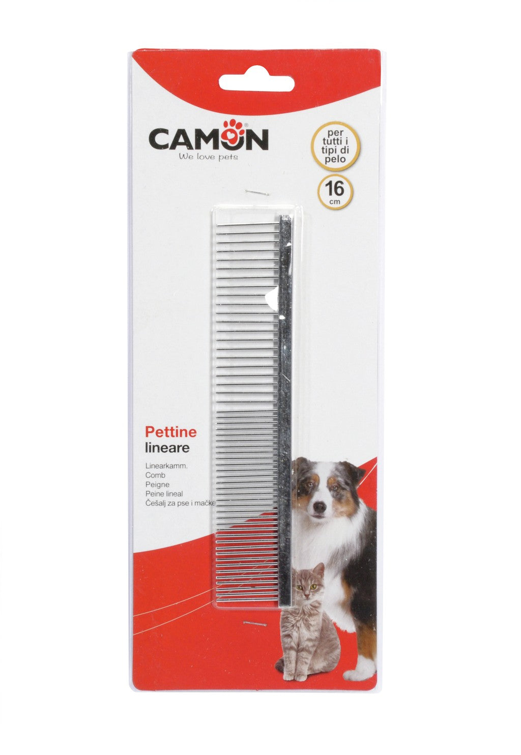 Camon Chrome-Plated Comb (16cm)