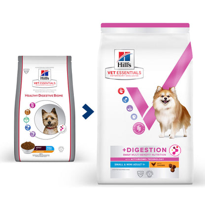 Hill’s Vet Essentials Multi-Benefit + Digestion Adult Small & Mini Dry Dog Food with Chicken