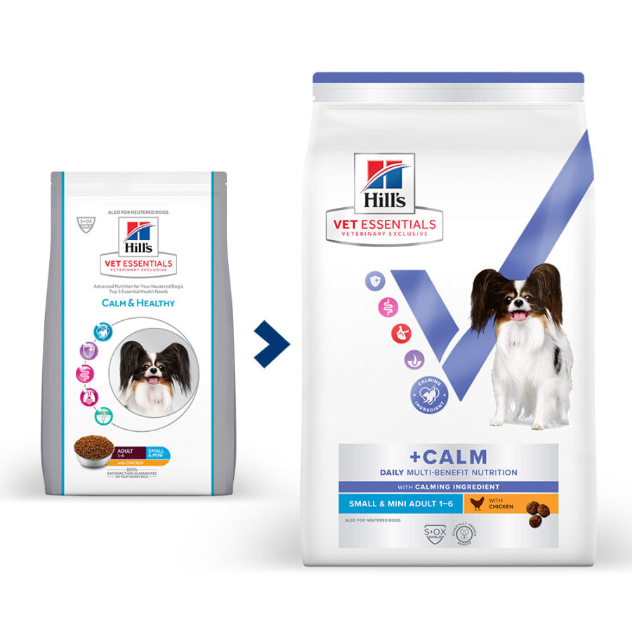 Hill’s Vet Essentials Multi-Benefit + Calm Small and Mini Adult Dry Dog Food with Chicken