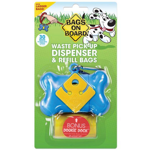 Bags On Board Dispenser Bone Blue (30 bags)