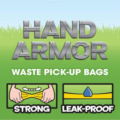 Bags On Board Hand Armor with Extra Thick Pick Up Bags (100 bags)