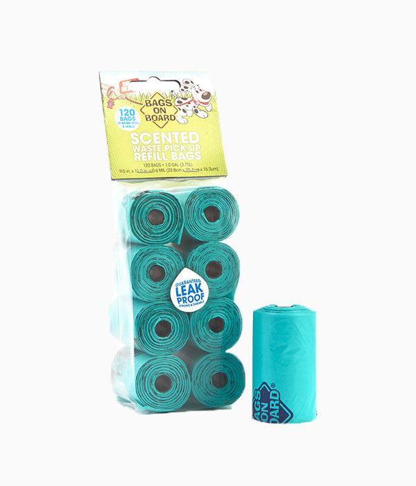 Bags On Board Refill Bags Scented Green Roll 120 bags (8×15)