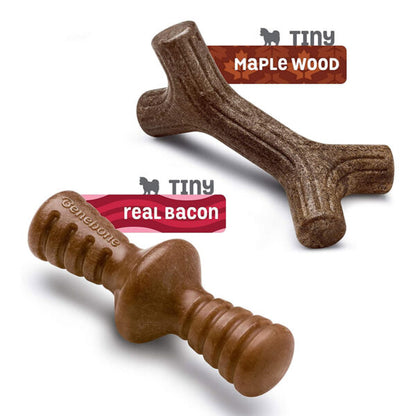 Benebone 2-Pack Maplestick/Zaggler Bacon