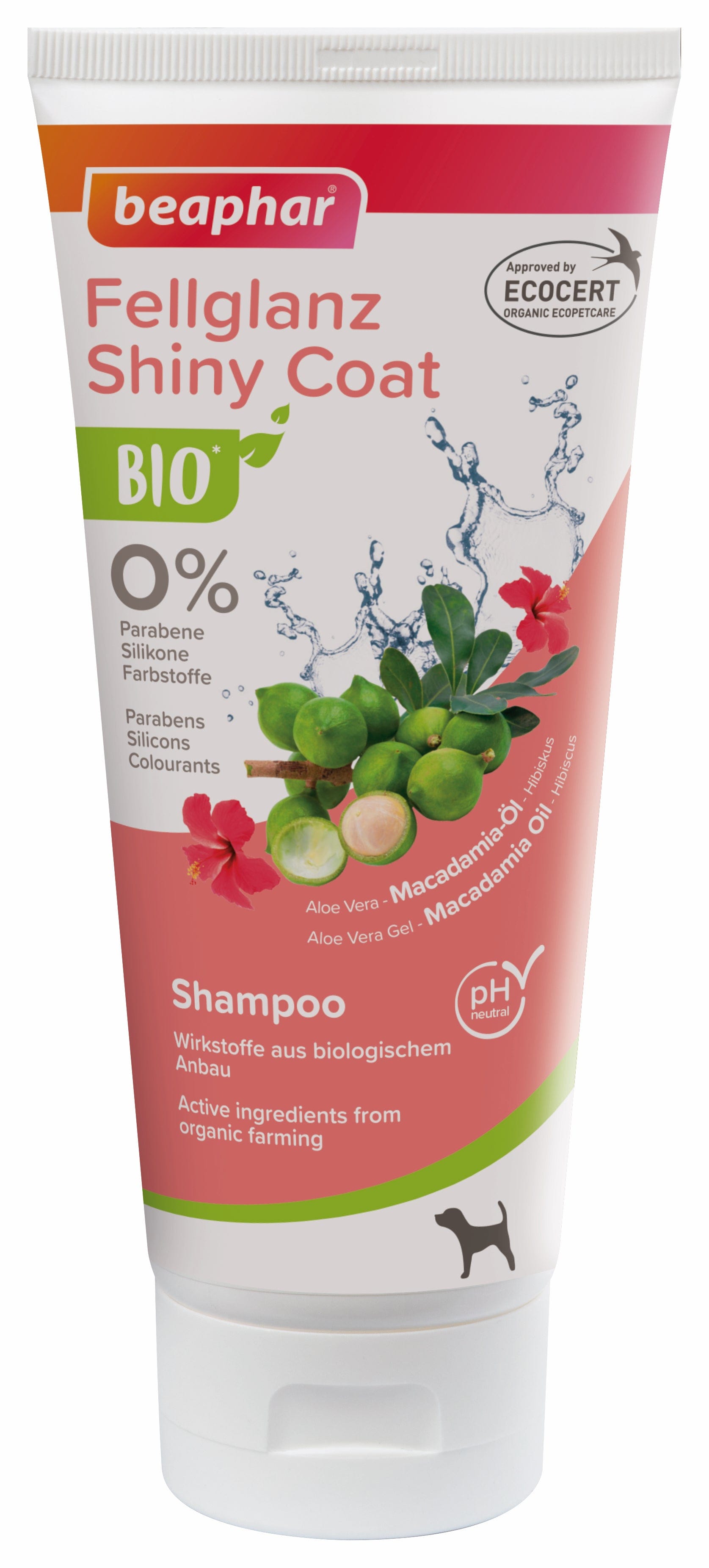 Bio Cosmetic Shiny Coat Dog Shampoo - 200 ml