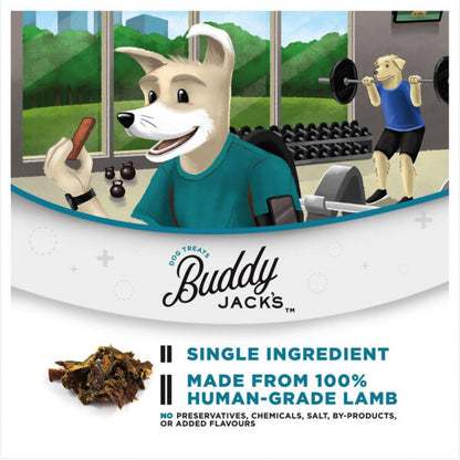 Buddy Jack’s Lamb Jerky Dog Treats 2oz / 56gm