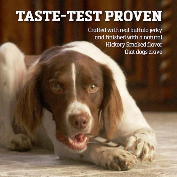 Buffalo Range Natural, Grain Free Jerky Twist Rawhide Chews for Dogs