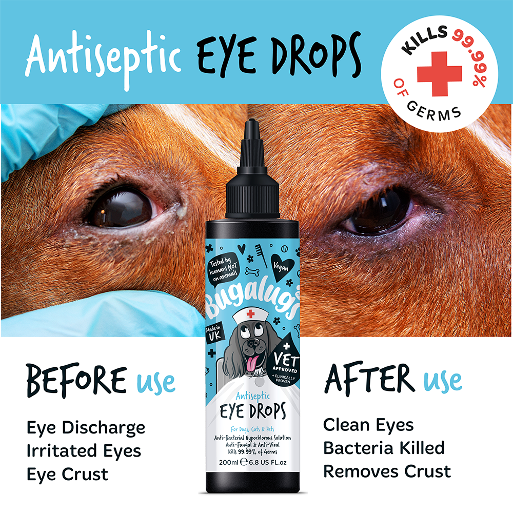 Bugalugs Antiseptic Eye Drops 200ml (6.8oz)