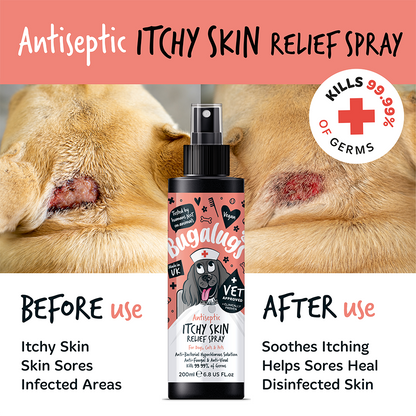 Bugalugs Antiseptic Itchy Skin Spray 200ml (6.8oz)