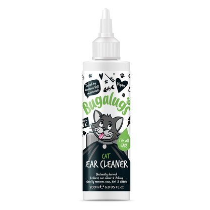 Bugalugs Cat Ear Cleaner 200ml (6.8 Fl Oz)