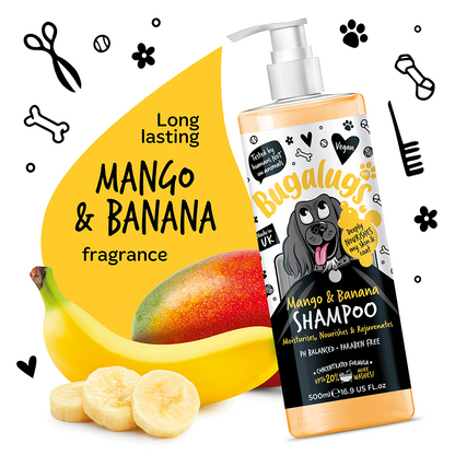 Bugalugs Mango & Banana Shampoo 500ml (16.9oz)