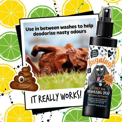 Bugalugs Stinky Dog Deodorising Spray 200ml (6.8oz)