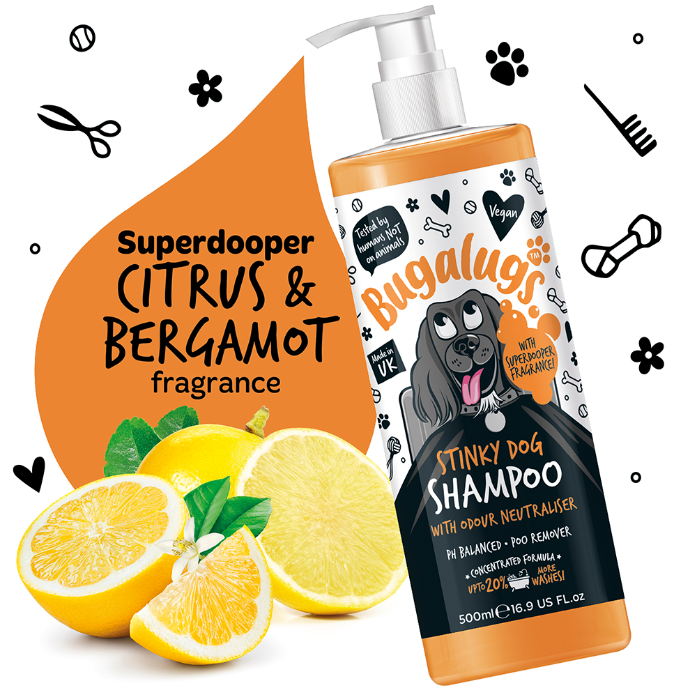 Bugalugs Stinky Dog Shampoo 500ml (16.9oz)