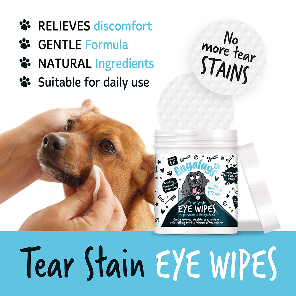 Bugalugs Tear Stain Eye Wipes 100pcs