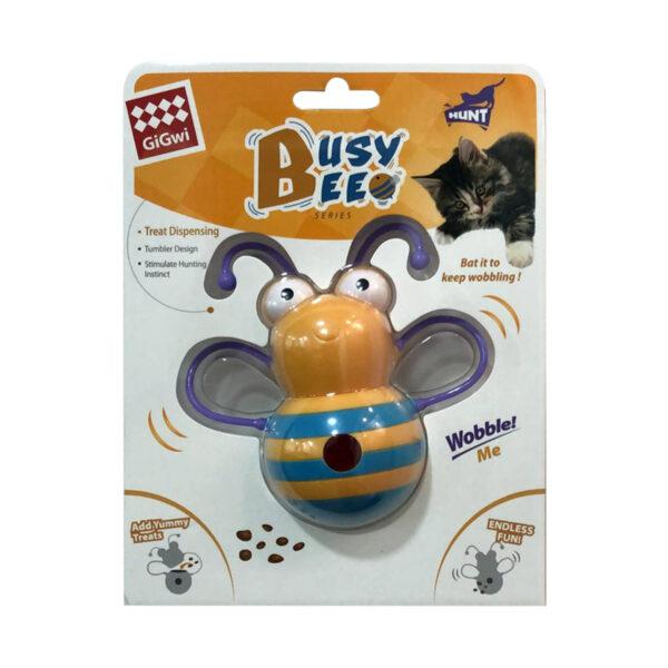 Busy Bee Treat Dispenser Infused Catnip Oil
