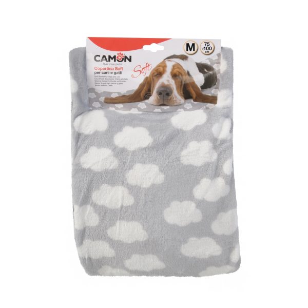 Camon “Clouds” Soft Dog Blanket