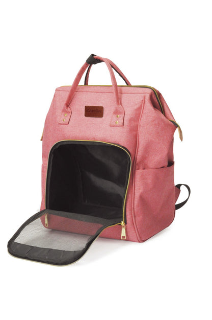 Camon Backpack - Pet Fashion 30x20x43cm - Denim Pink