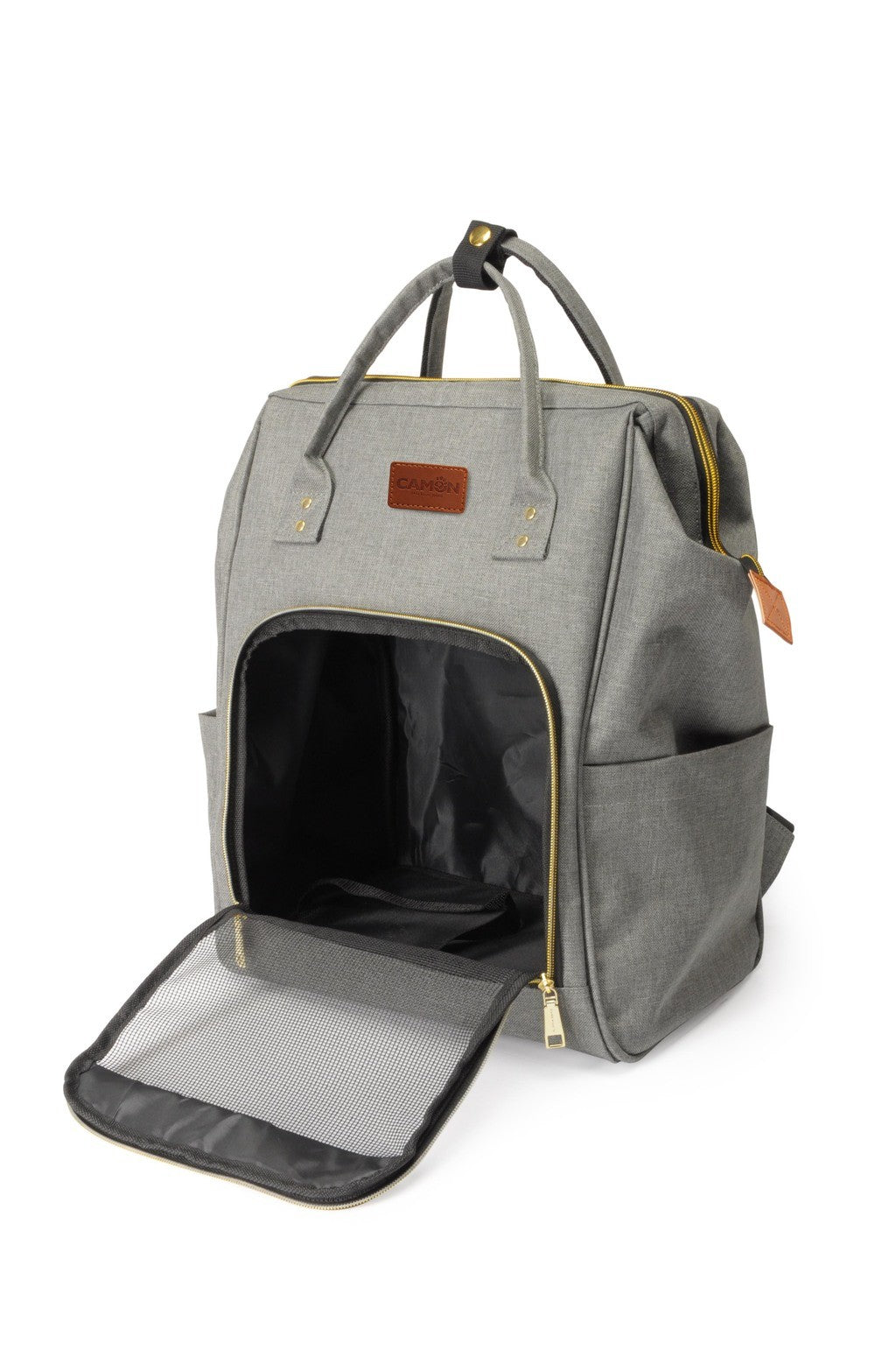 Camon Backpack Carrier- Denim Grey (30x20x43cm)