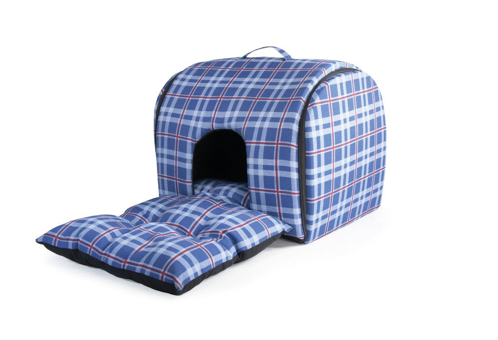 Camon “Scottish” Pet Den with Cushion- 48x40x40 cm