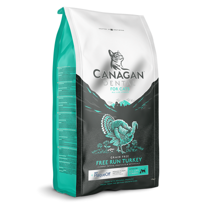 Canagan Dry Cat Food Dental Free Run Turkey For Kittens & Adults