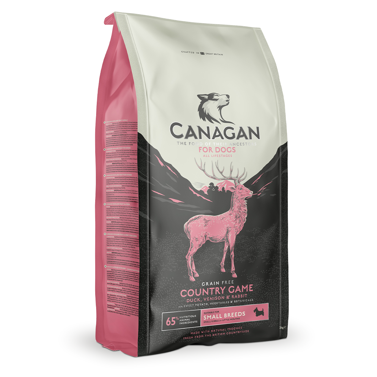 Canagan Dry Dog Food Small Breed Country Game For Puppies & Adults
