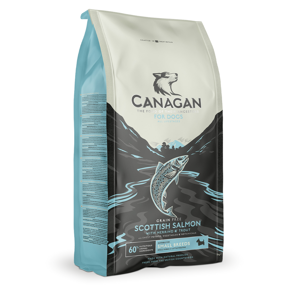 Canagan Dry Dog Food Small Breed Scottish Salmon For Puppies & Adults