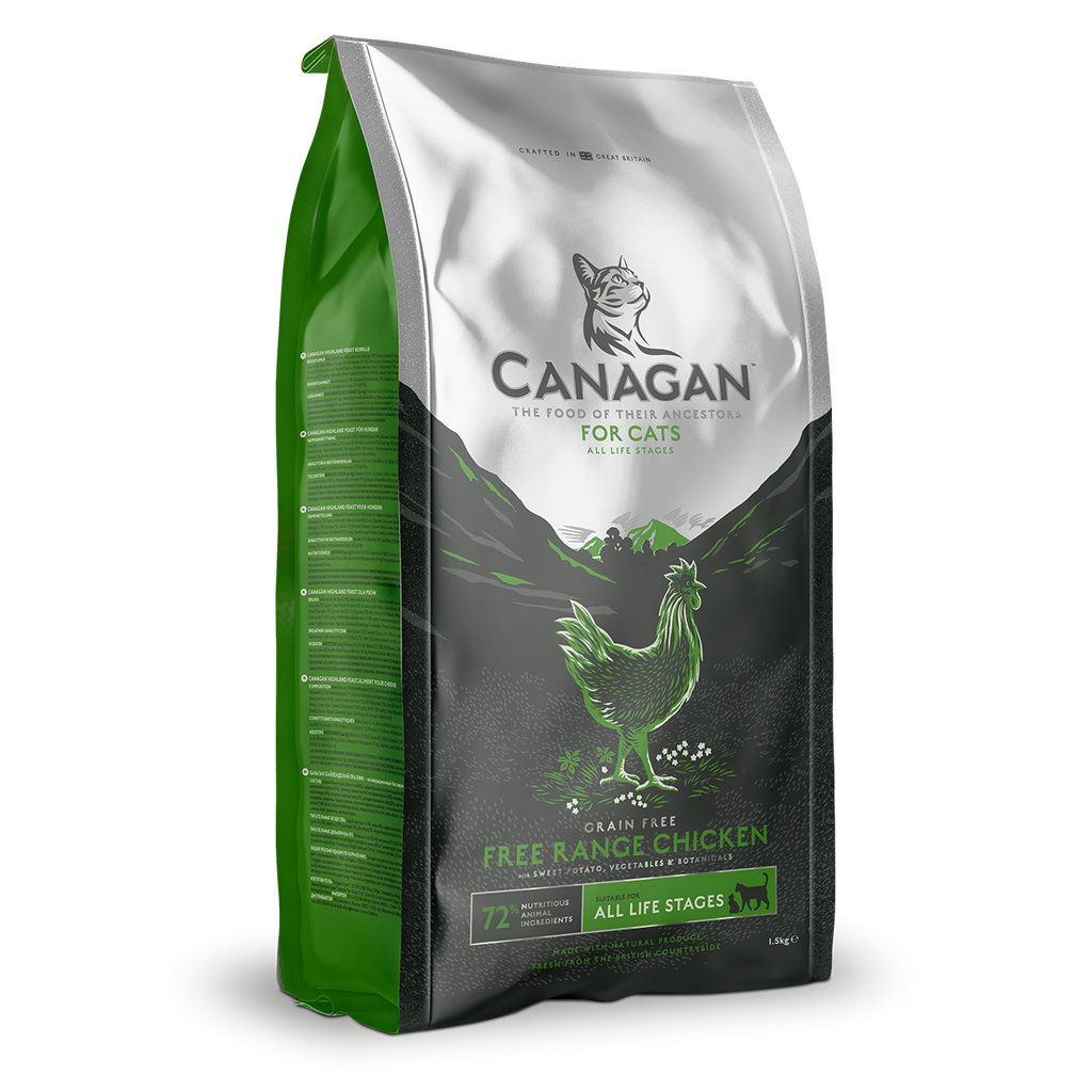 Canagan Grain Free Dry Cat Food Free Range Chicken For Kittens & Adults