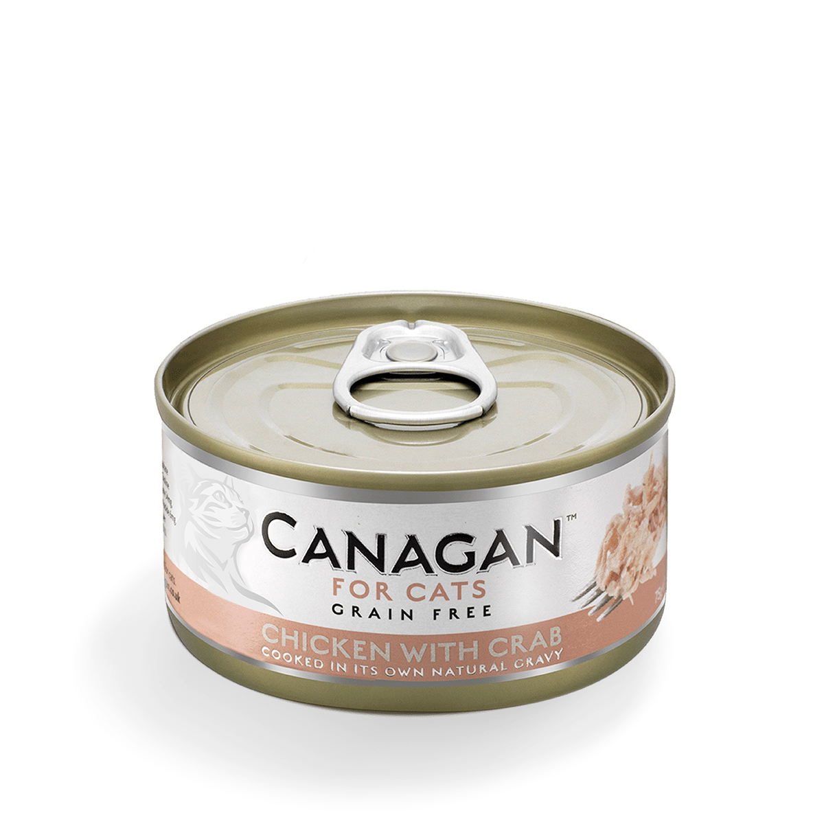 Canagan Wet Cat Food Chicken with Crab For Kittens Adults 75g