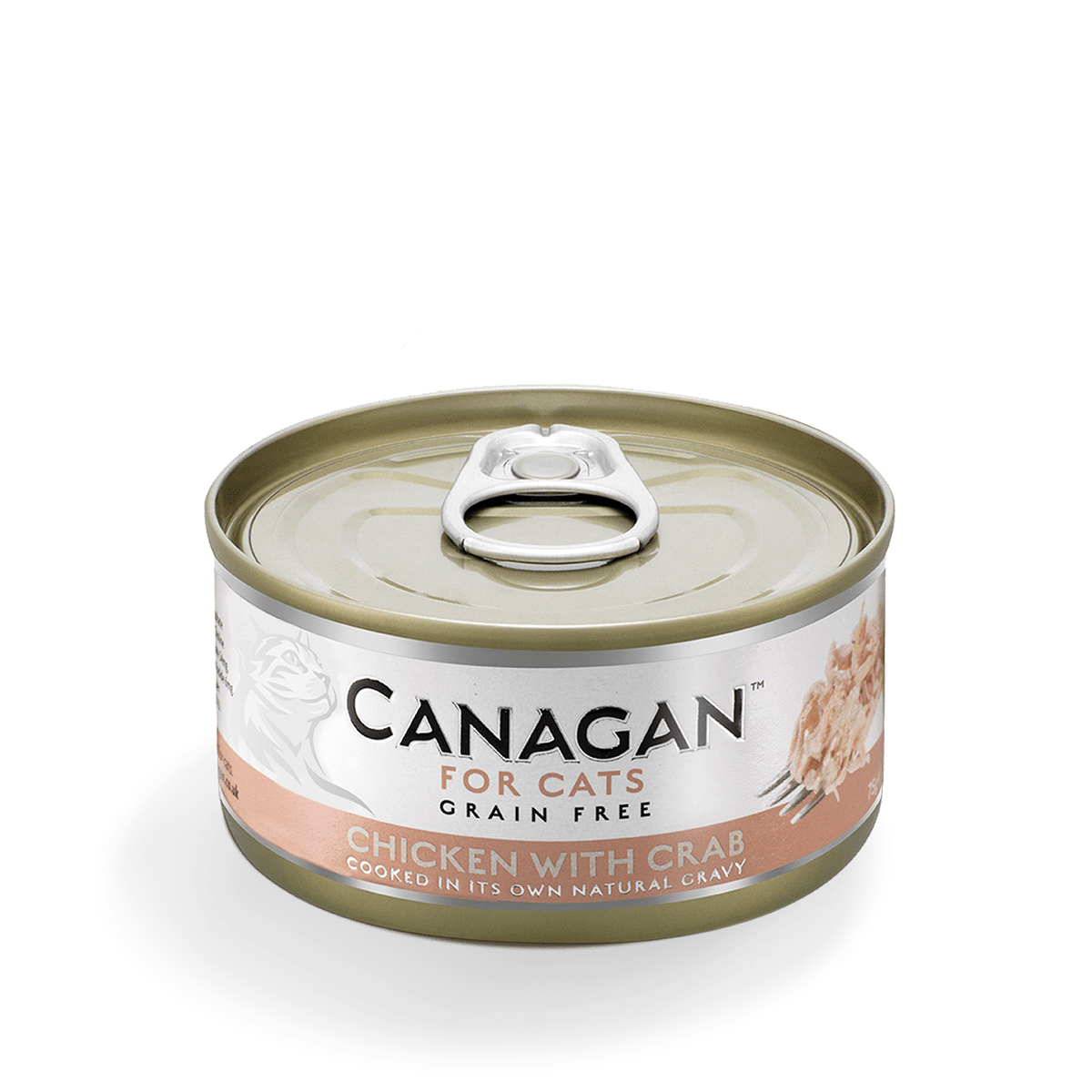 Canagan Wet Cat Food Chicken with Crab For Kittens & Adults, 75g