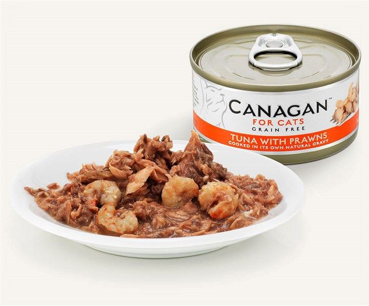 Canagan Wet Cat Food Tuna with Prawns For Kittens & Adults, 75g