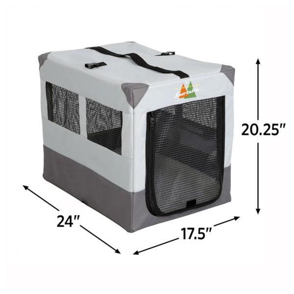 Canine Camper Sportable Tent Dog Crate, 24″ L X 17.5″ W X 20.25″ H