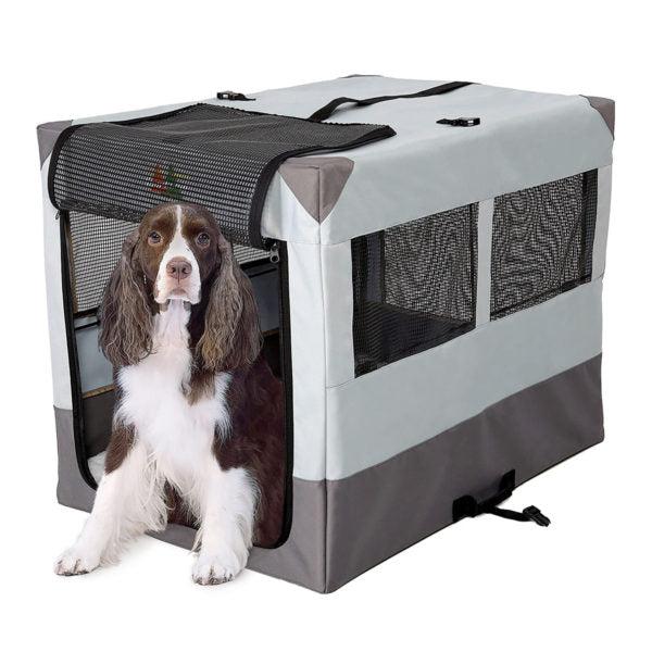 Canine Camper Sportable Tent Dog Crate, 36″ L X 25.5″ W X 28″ H