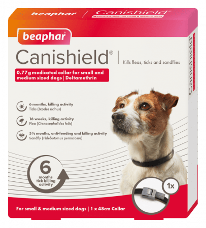 Canishield Flea & Tick Collar (Deltamethrin) - Small & Medium Dogs