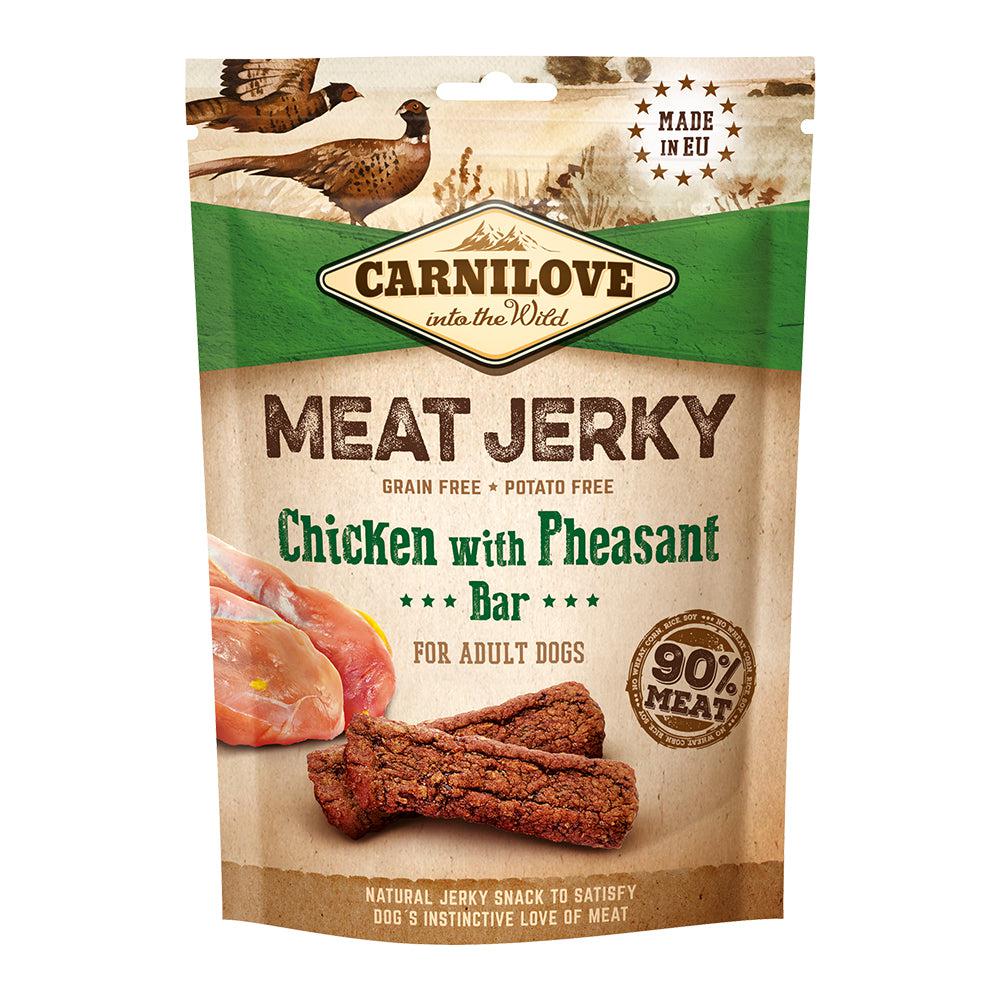 Carnilove Jerky Snack Chicken With Pheasant Bar, 100g